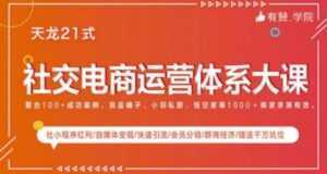 社交电商运营课程,实体新零售拉新留存转化即学即用-5D资源网