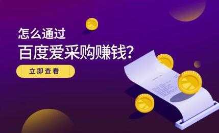 大王《怎么通过百度爱采购赚钱》主要讲是赚钱思维-5D资源网