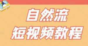 瑶瑶《自然流短视频教程》让你更快理解做自然流视频的精髓-5D资源网