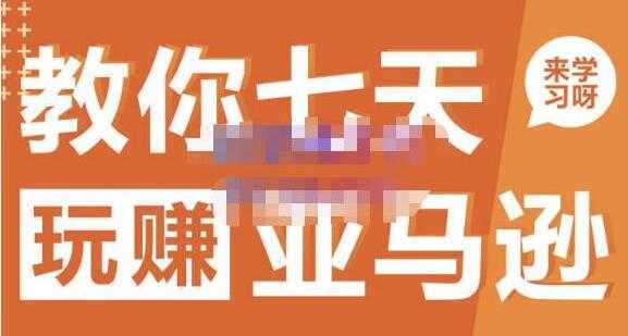 晟尧跨境《亚马逊电商怎么做》教你七天玩赚亚马逊-5D资源网
