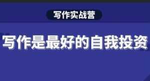 Spenser《写作实战营》28天一站式解决你所有的写作痛点-5D资源网