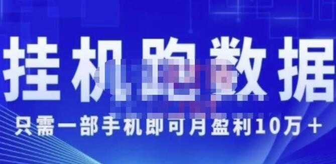 猎人电商《挂机数跑‬据》只需一部手即机‬可月盈利10万＋（内玩部‬法）-5D资源网