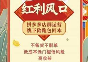 左右电商《拼多多无货源店群玩法》从0~1实战保姆教程,极速起店必出单-5D资源网