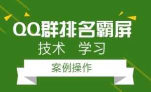 QQ群排名引流技术教程视频,1个群被动收益1000元-5D资源网