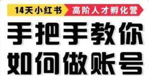 手把手教做小红书帐号,一篇笔记涨粉10000,月入十万的博主秘笈-5D资源网
