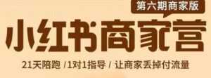 贾真-小红书商家营第6期商家版,21天带货陪跑课,让商家丢掉付流量-5D资源网