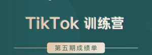 TikTok第五期训练营结营,带你玩赚TikTok,40天变现22万美-5D资源网