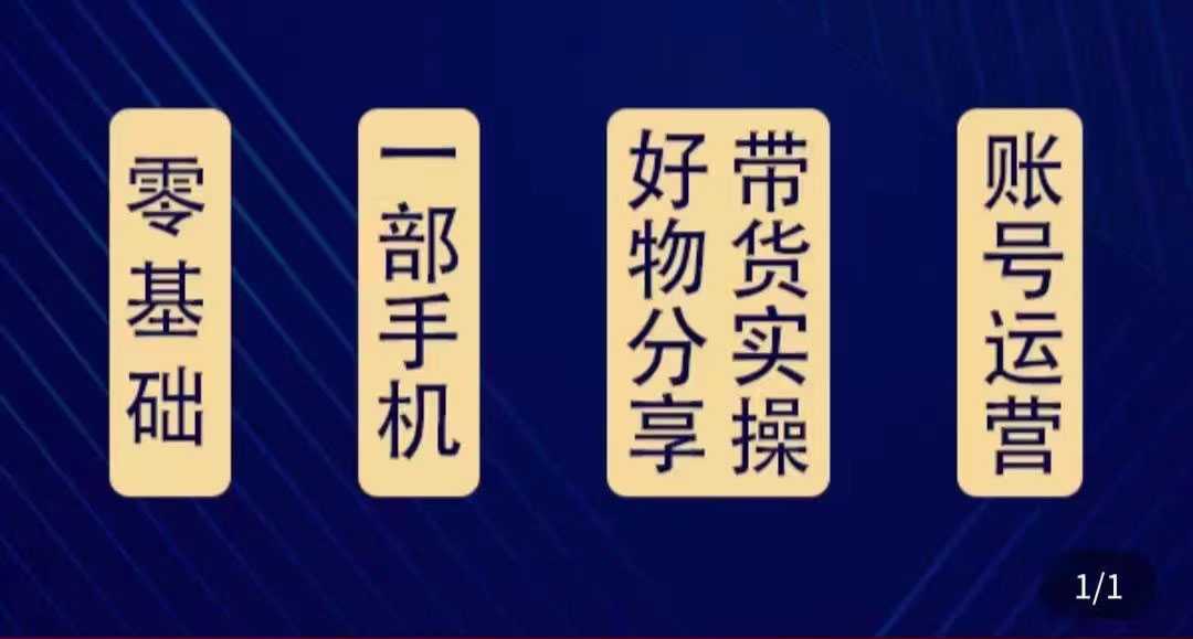 好物分享高阶实操课：0基础一部手机做好好物分享带货（24节课）-5D资源网