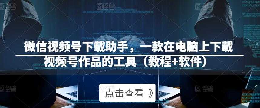 图片[1]-微信视频号下载助手，一款在电脑上下载视频号作品的工具（教程+软件）-5D资源网
