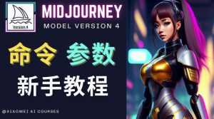 Midjourney新手入门教程，轻松创作顶级图像，命令参数-新手教程-5D资源网
