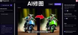 免费人工智能工具Playground AI，输入命令，实现一键修图-无需基础-5D资源网