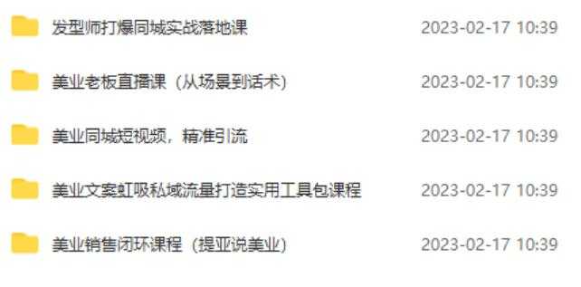 图片[2]-5套·美业短视频运营课从场景到话术·精准引流·吸金文案工具·销售闭环等-5D资源网